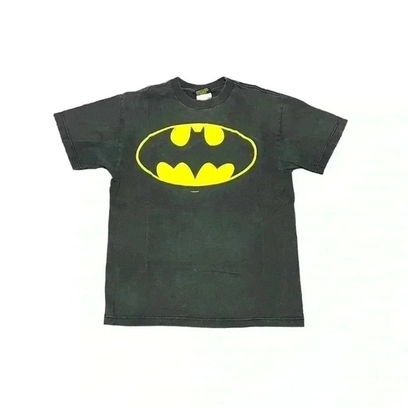 Vintage 1960s Single Stitch T-Shirt Batman Logo DC Comics Size Medium - Picture 1 of 1